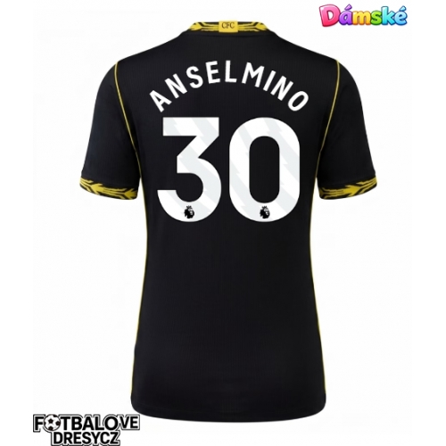 Chelsea Aaron Anselmino #30 Dámské Venkovní Dres 2026-27 Krátký Rukáv Chelsea Aaron Anselmino #30 Dámské Venkovní Dres 2026-27 Krátký Rukáv